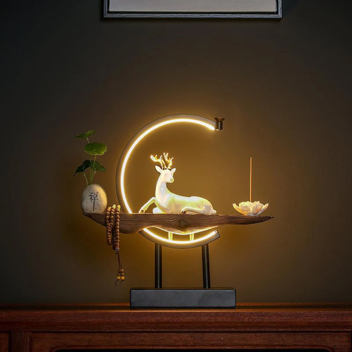 Lotus Deer Aroma Lamp
