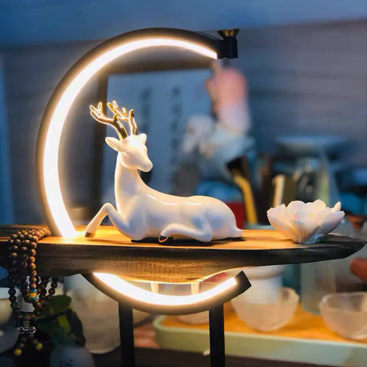 Lotus Deer Aroma Lamp