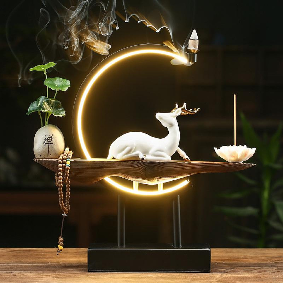 Lotus Deer Aroma Lamp