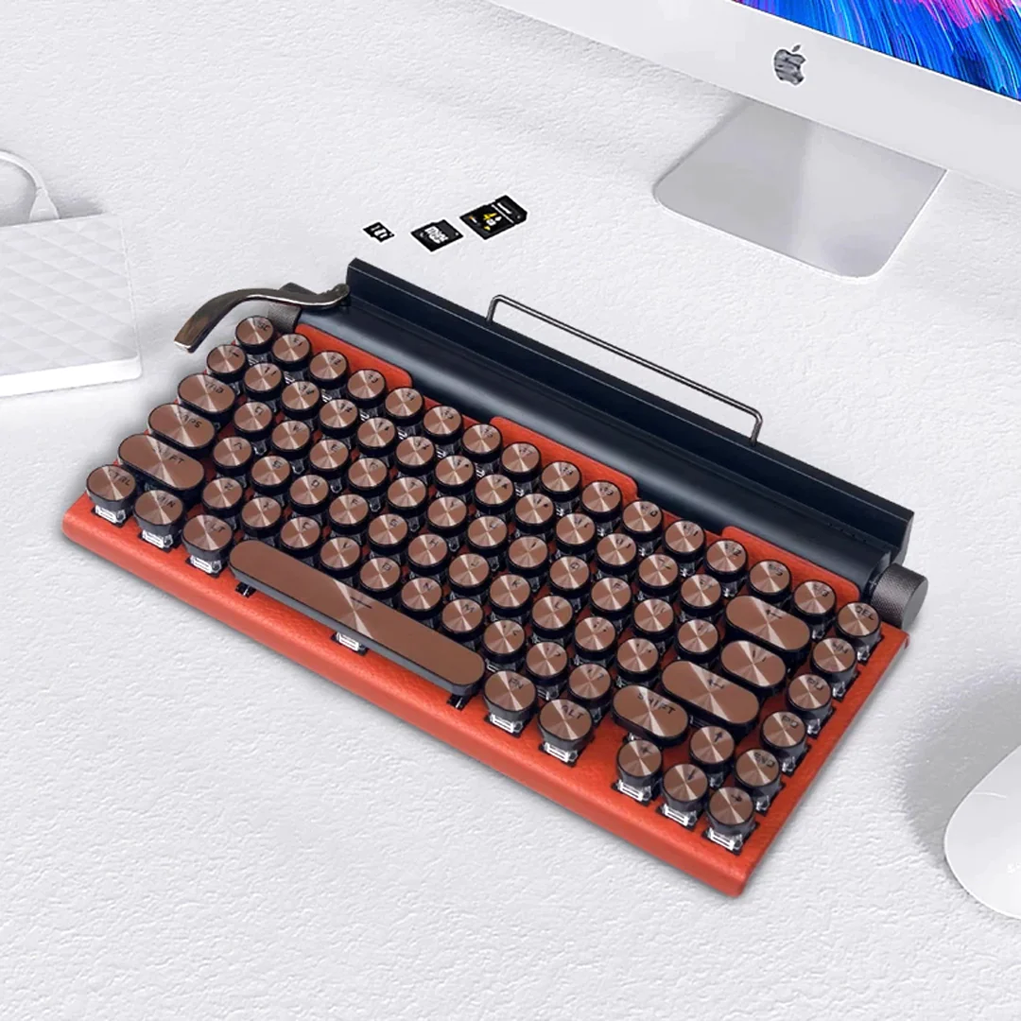 Retro Typewriter Keyboard Gifts for Virgo