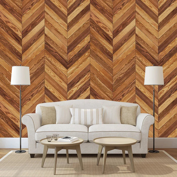 Triangular Mosaic Wood Wall Panel