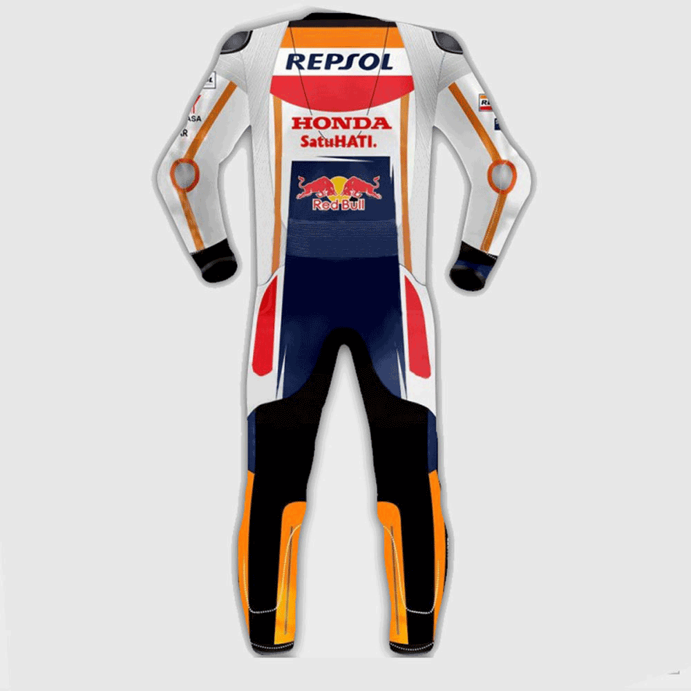 Marc Marquez Honda Repsol MotoGp Motorcycle Leather Suit 2018
