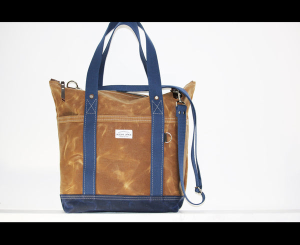 ZIPPERED TOTE BAG #010037.2 – Alex M Lynch