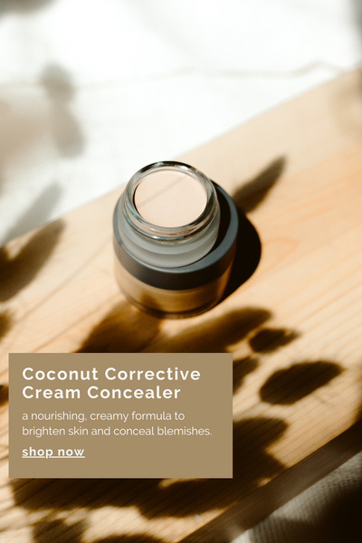 coconut cream concealer paleo organic clean makeup healing natural 
