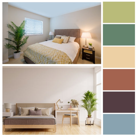 Soothing and calming bedroom colors