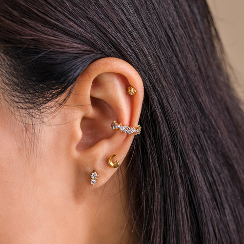 flat earring backs,18k gold earring backs for studs,Gold earring