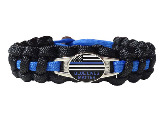 Blue Lives Matter Paracord Bracelet