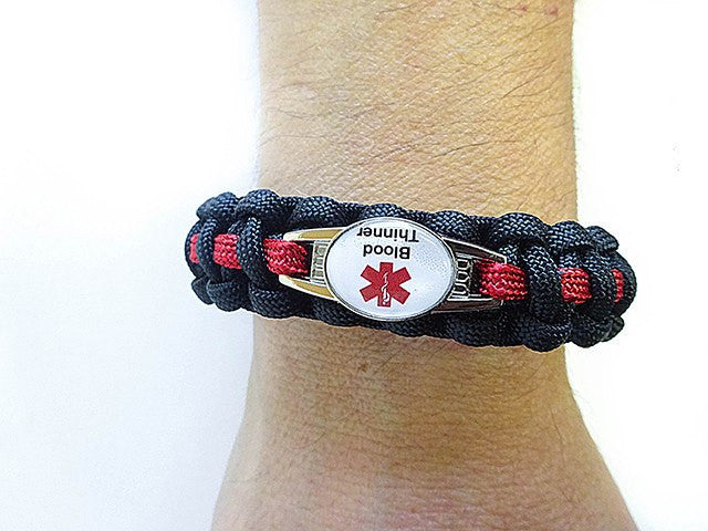 paracord id bracelet