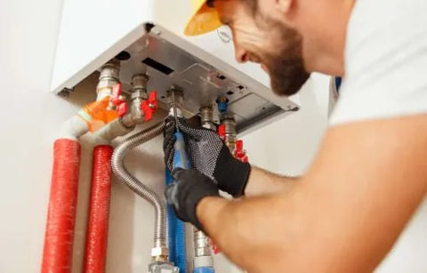 Installing the tankless water heater