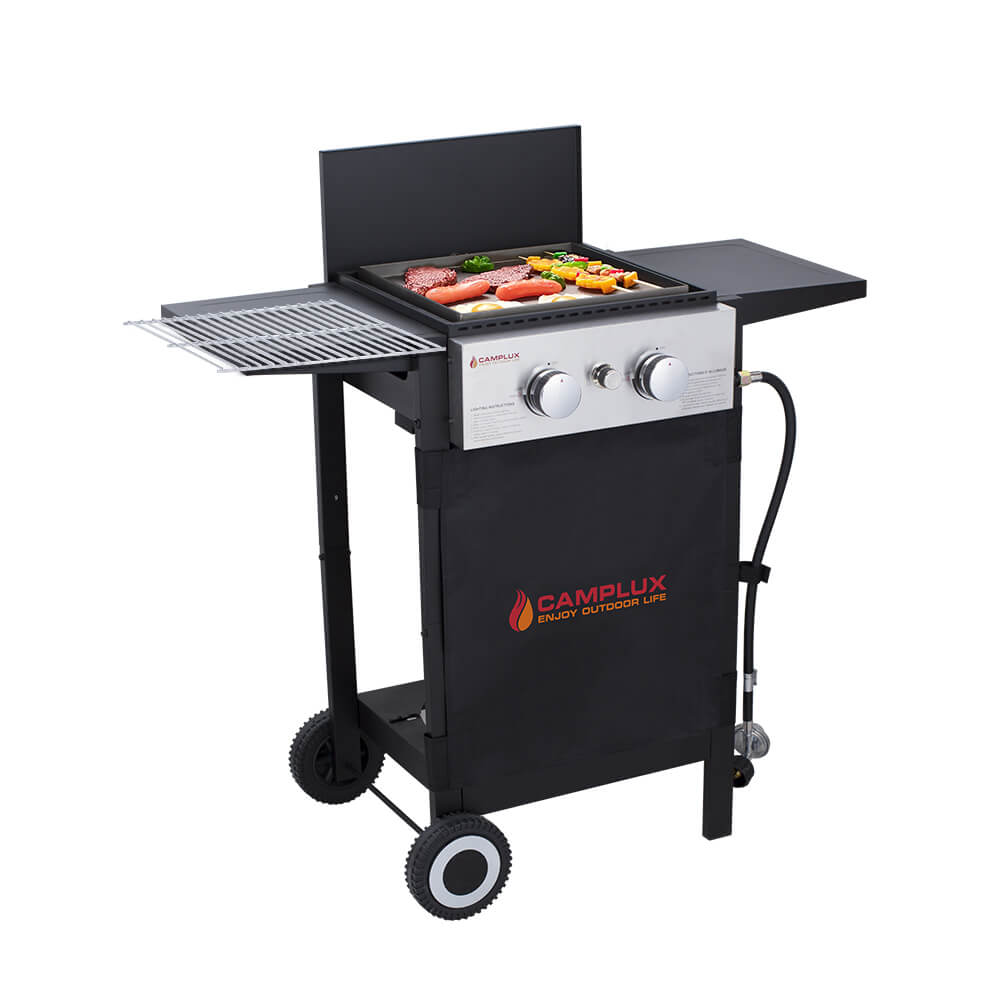 RV Griddle Combo Outdoor Propane Flat Top Grill - RecPro