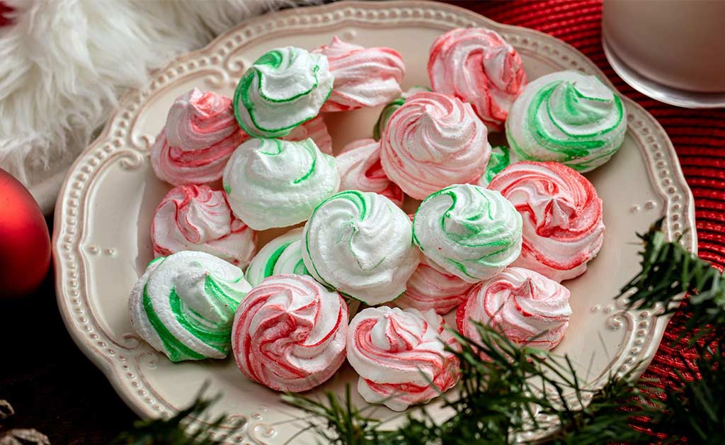 Holiday Meringue Cookies