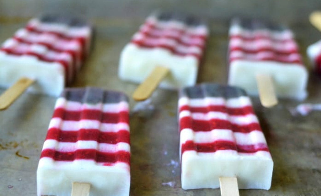 Red White and Blue Popsicles