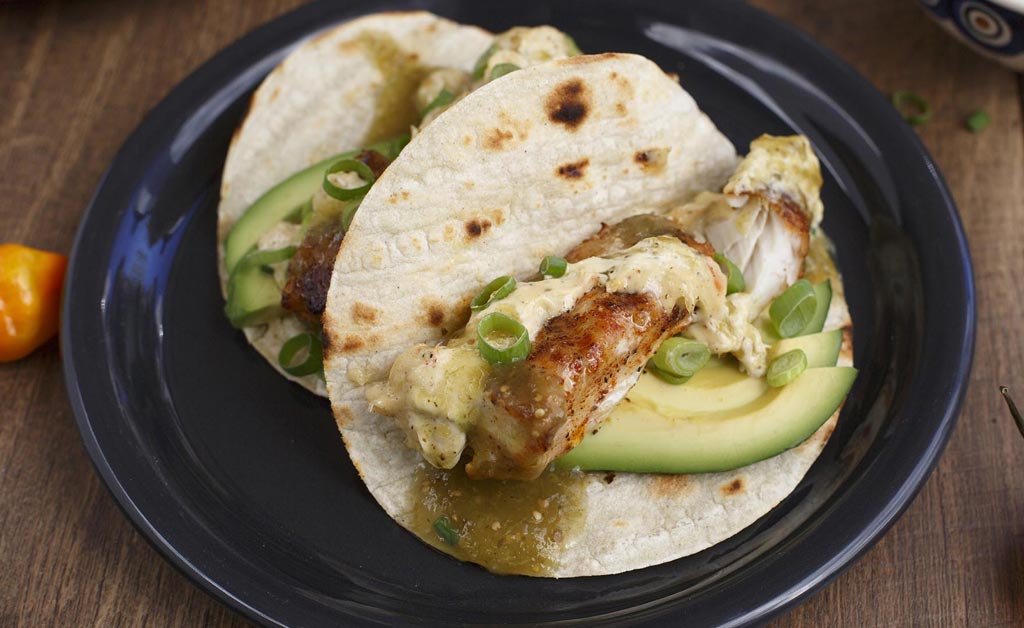 Grilled Mahi Mahi Tacos with Spicy Mayo