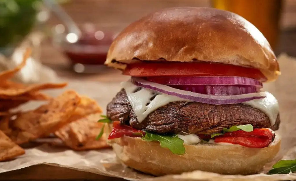 Portobello Mushroom Cheeseburgers