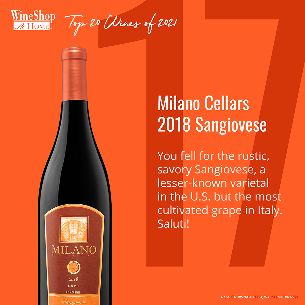 #17 - Milano Cellars 2018 Sangiovese