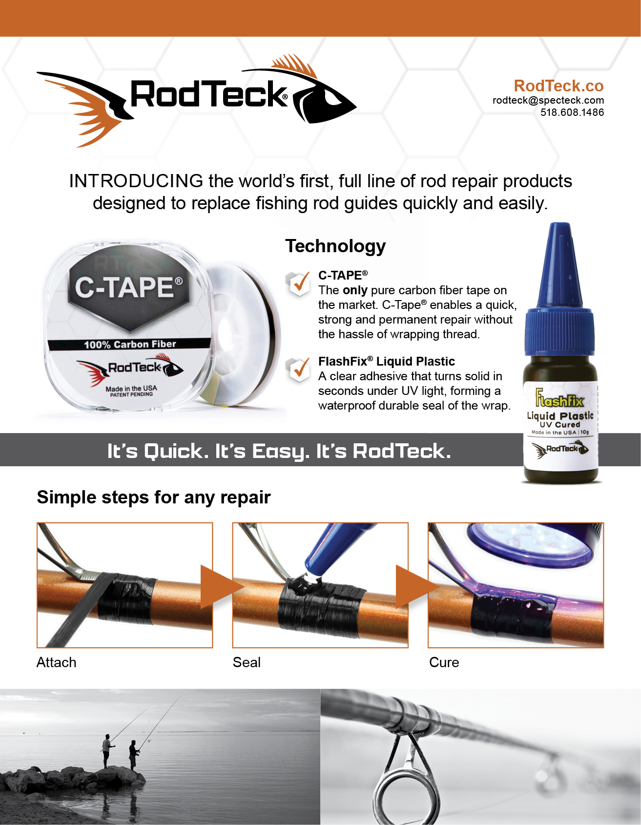 Fishing Rod Repair Kit  Fishing Rod Guide Repair Kits – RodTeck