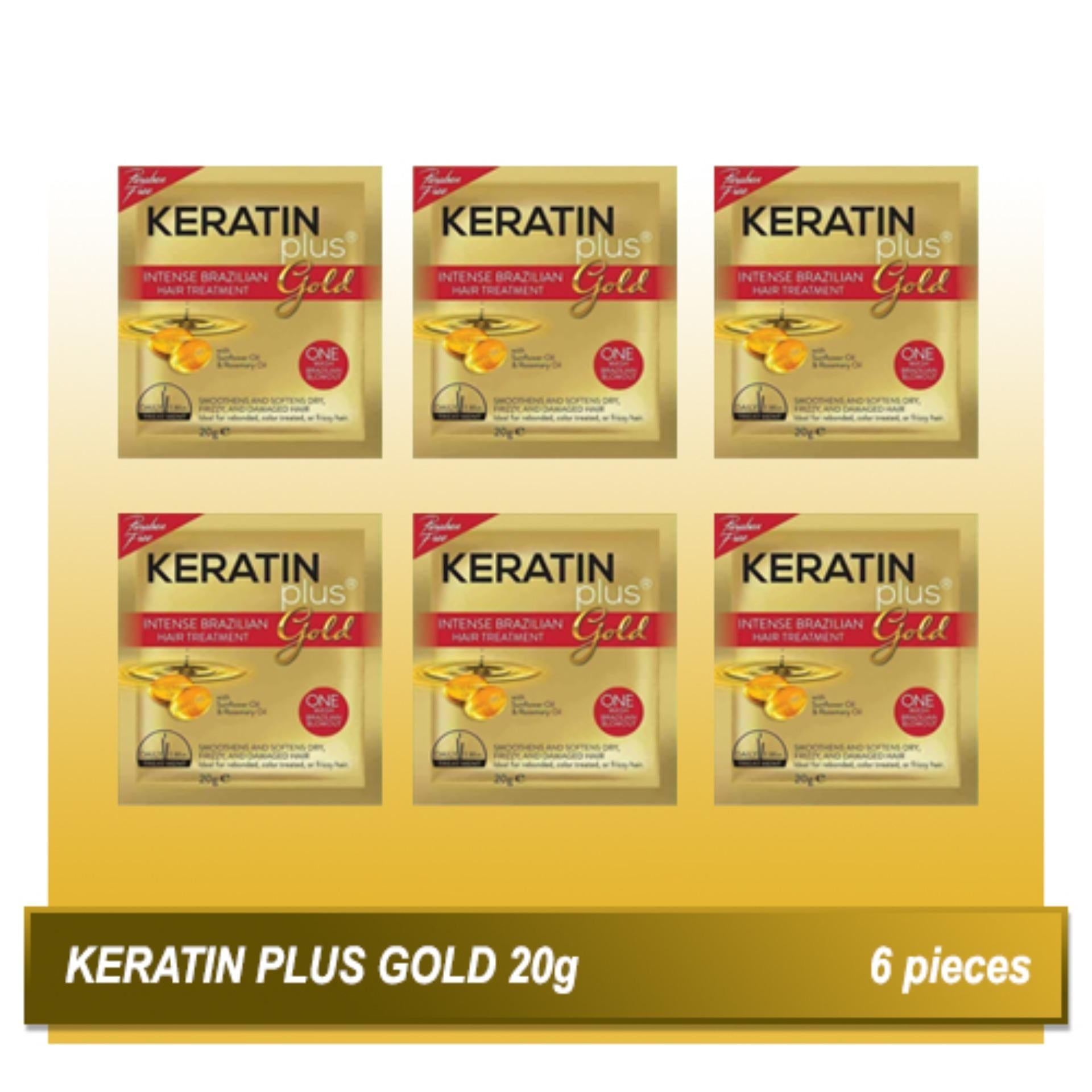 Keratin plus gold ヘアトリートメント12pcs - トリートメント