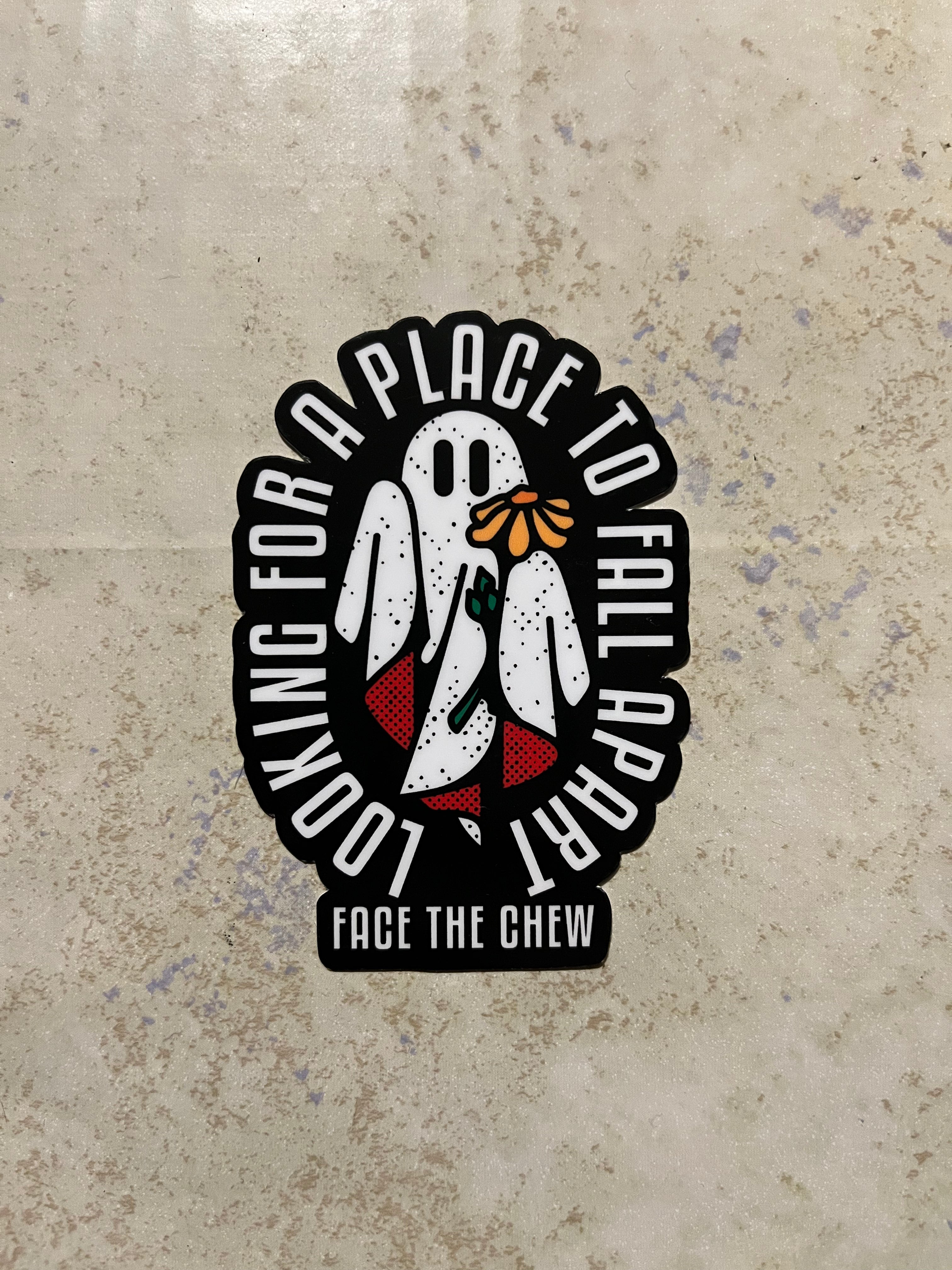Ghost Flower Sticker
