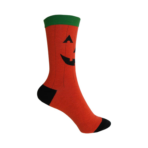 Pumpkin Crew Socks in Orange - Poppysocks.com