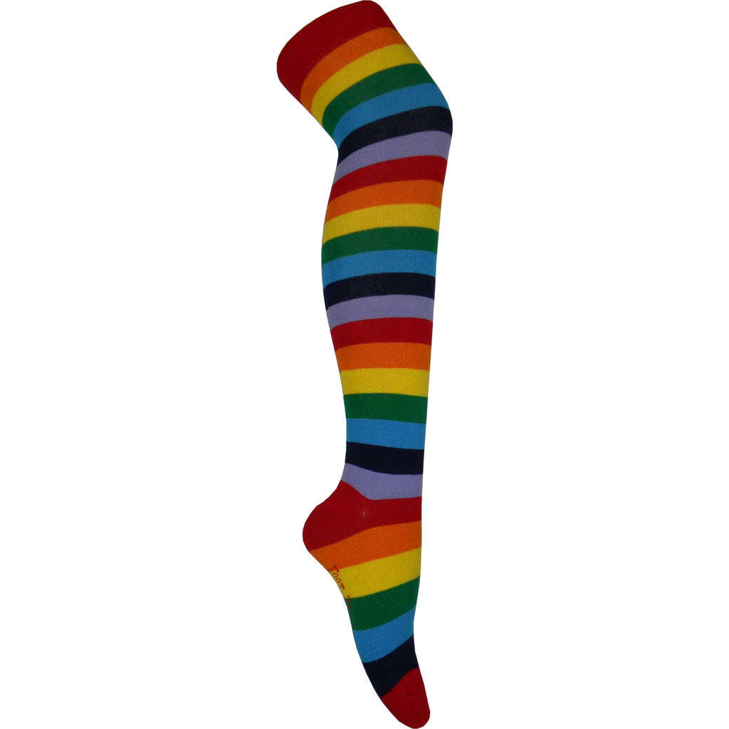 Rainbow Over The Knee Socks In Rainbow Poppysocks