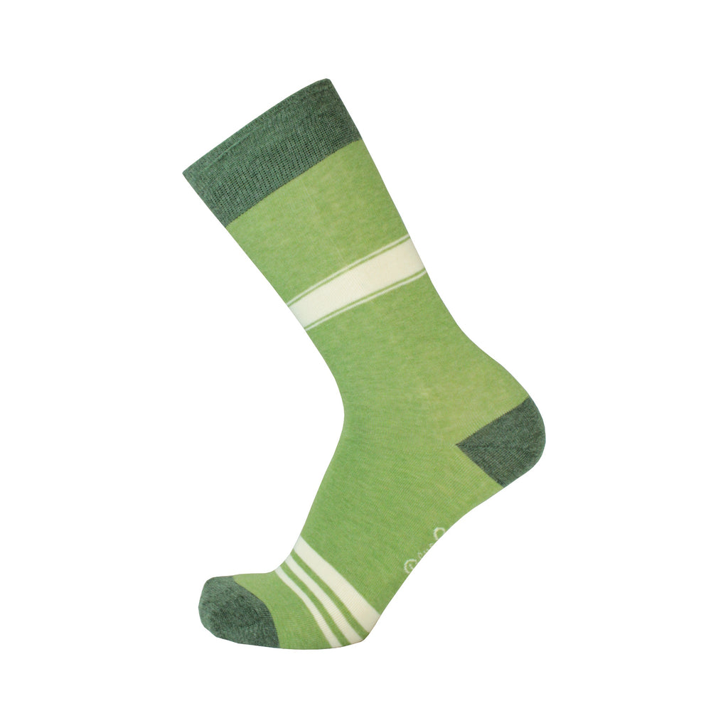 Adult in Training Crew Socks in Green - Poppysocks