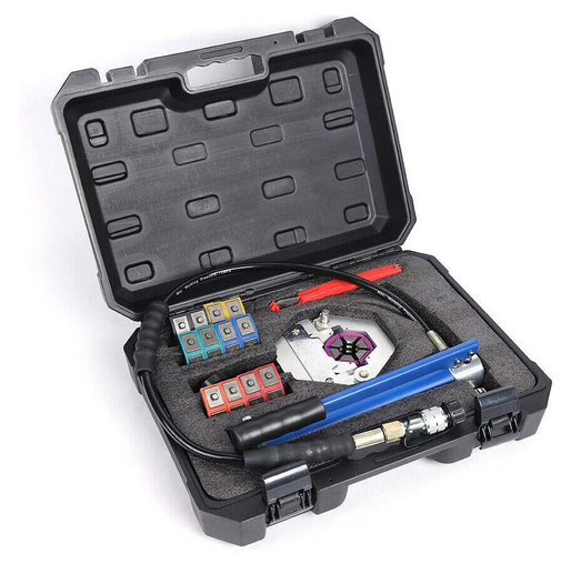 Kit d'outils de sertisseur de tuyau hydraulique 7 Les outils à main automobile, kit de réparation de climatiseur automatique