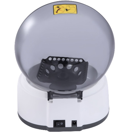 Mini centrifugeuse électrique de laboratoire 4000 tr/min Centrifugeuse de laboratoire pour micro tube x 12 et 0,2 ml* 8 PCR Stripex4