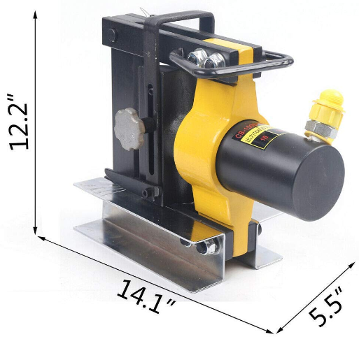 Cintreuse hydraulique pour barres de fer, 35300 lb, Heavy Duty, grand rayon de courbure