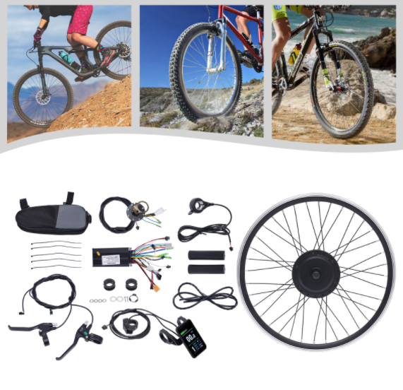 Kit de conversion de vélo électrique 36V 500W pour la modification de la roue