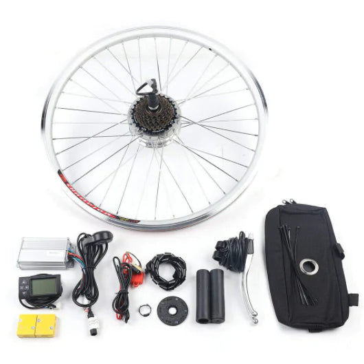 Kit de conversion de vélo électrique arrière 36 V pour roue arrière, moteur moyeu LCD