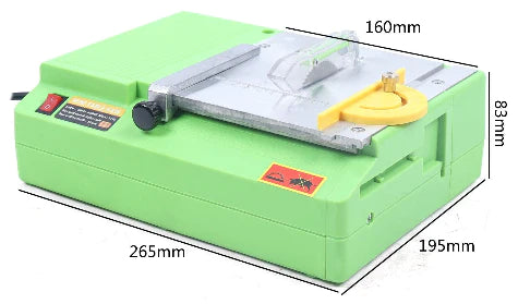 Mini scie circulaire de table 8800 tr/min - Petite machine à carving - 480 W - Portable - Pour le travail du bois