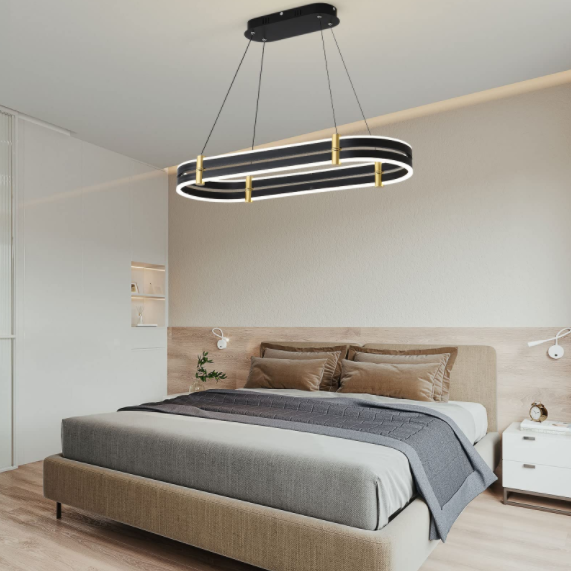 Plafonnier LED moderne, Lustre moderne et réglable