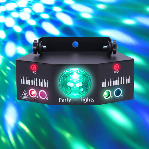7 yeux LED RVB lumière DJ projecteur disco