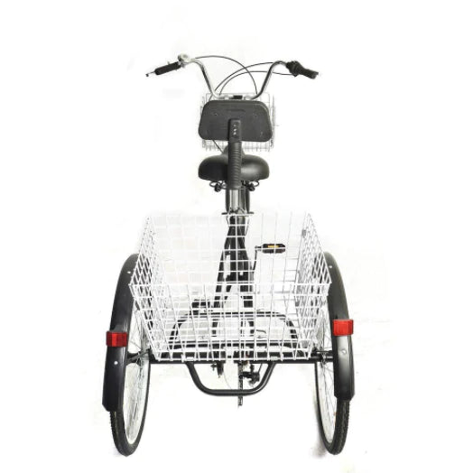 Tricycle 24 pouces Pour adultes 3 roues 7 vitesse vélo