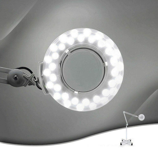 Lampe loupe LED 8 x dioptries avec lumière
