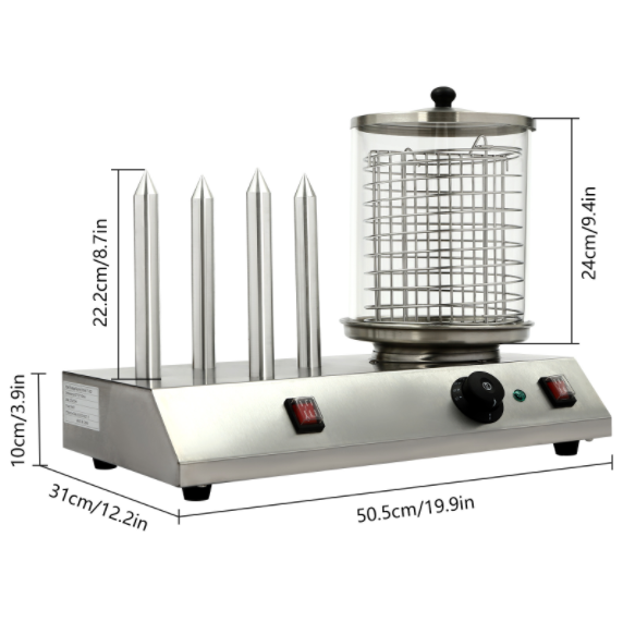 Machine électrique à hot-dogs Machine électrique à cuire
