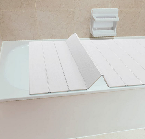 Housse de baignoire - 75 x 170 cm - Planche de baignoire pliable - Plateau de baignoire étanche - Isolation antipoussière