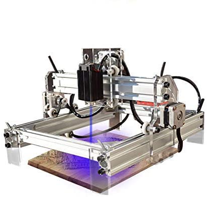 Machine de gravure laser de bureau 12 V USB - Pour cuir et plastique - 20 x 17 cm - 500 mW - Marquage du logo d'imprimante DIY