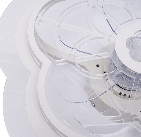Ventilateur de plafond à LED avec éclairage et télécommande - Intensité variable - Commande par application