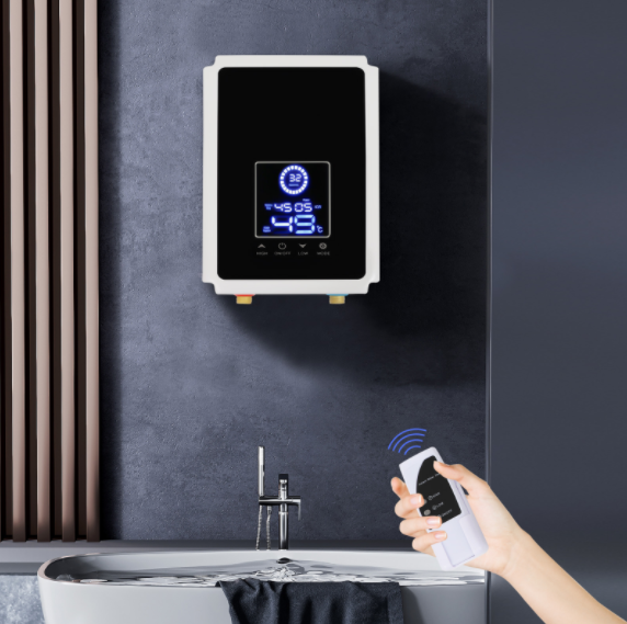 Chauffe-eau électrique instantané avec télécommande