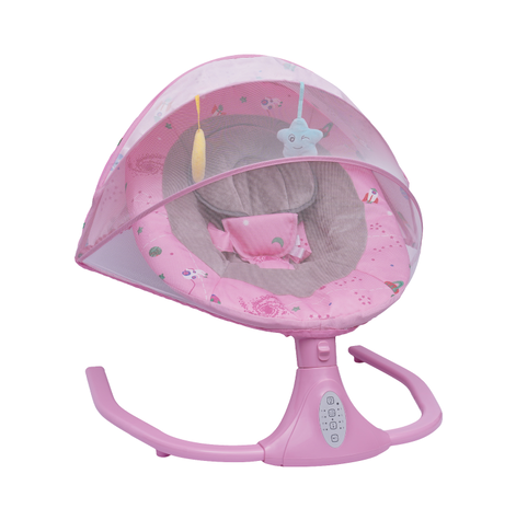 Chaise à bascule pour bébé avec filet amovible, jouet, ceinture de sécurité à trois points, musique, Bluetooth et USB, berceau électrique