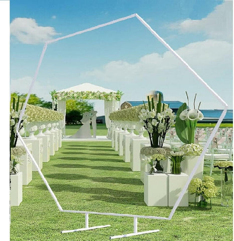 Arche de mariage - Arche hexagonale moderne