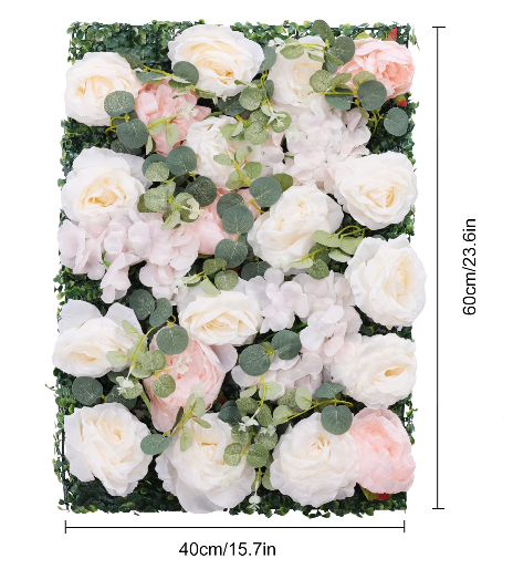 Lot de 6 fleurs décoratives artificielles en tissu de soie de haute qualité+plastique, création DIY pour la décoration de la maison et les mariages