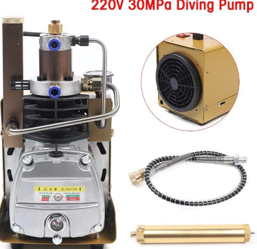 Pompe submersible électrique 220V - Compresseur d'air haute pression PCP - Pompe submersible - 30 MPa 4500PSI