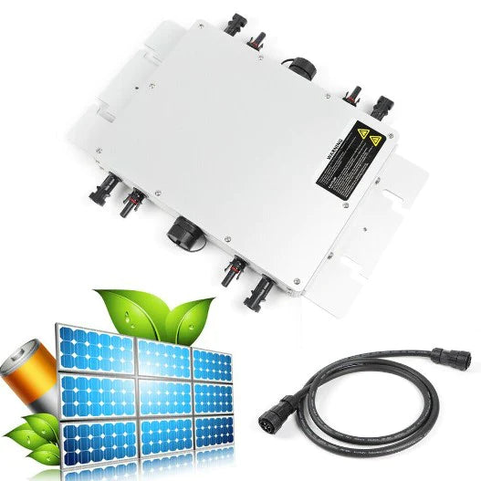 Micro Onduleur Solaire - MPPT Micro Onduleur Photovoltaïque,Durable Convertisseur Solaire L'inverseur De Puissance1200W(IP65 )