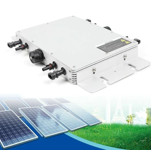 Micro Onduleur Solaire - MPPT Micro Onduleur Photovoltaïque,Durable Convertisseur Solaire L'inverseur De Puissance1200W(IP65 )
