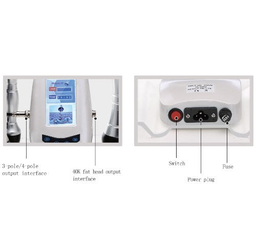 Mini machine amincissante 3 en 1 sous vide à ultrasons cavitations RF 220 V