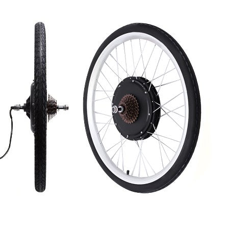 Kit de conversion de roue arrière électrique 800 W 36 V pour vélo arrière 26"