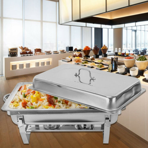 Poêle Chafing Dish - En acier inoxydable