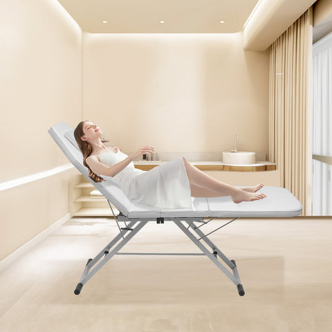 Table de massage professionnelle pliable en 3 parties